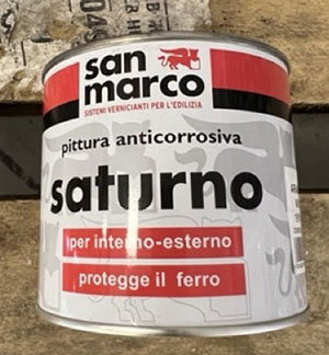 SAN MARCO, SATURNO — Prodotto verniciante ,Pittura anti corrosiva