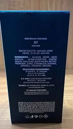 New Brand Perfumes — Eau de Toilette natural spray for men