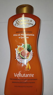 SPUMA DI SCIAMPAGNA — Vellutante Olio di Macadamia e Quinoa -  Rigenerante Ametista e Orchidea
