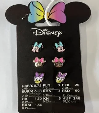 Set of children's earrings