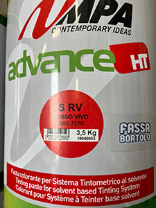 IMPA ADVANCE — Pasta colorante per sistema tintometrico al solvente