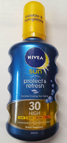 Nivea — Sun protect & refresh / Invisible Cooling Sun Spray