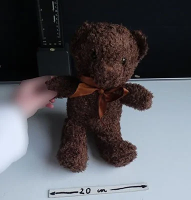 Ours en peluche 30cm poupée en tissu décoration de célébration de mariage cadeau