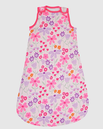 Dunnes Stores — 2.5 Tog Floral/Animal Grow Bag and 1.5 Tog Grow Bag. Product sold online.