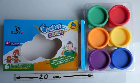 Boyix Finger Paint 6 colors