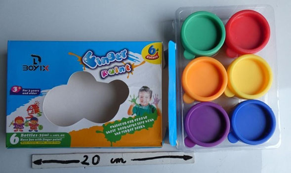 Boyix Finger Paint 6 colors