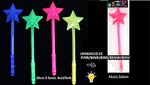 B&G International — Baton lumineux étoile