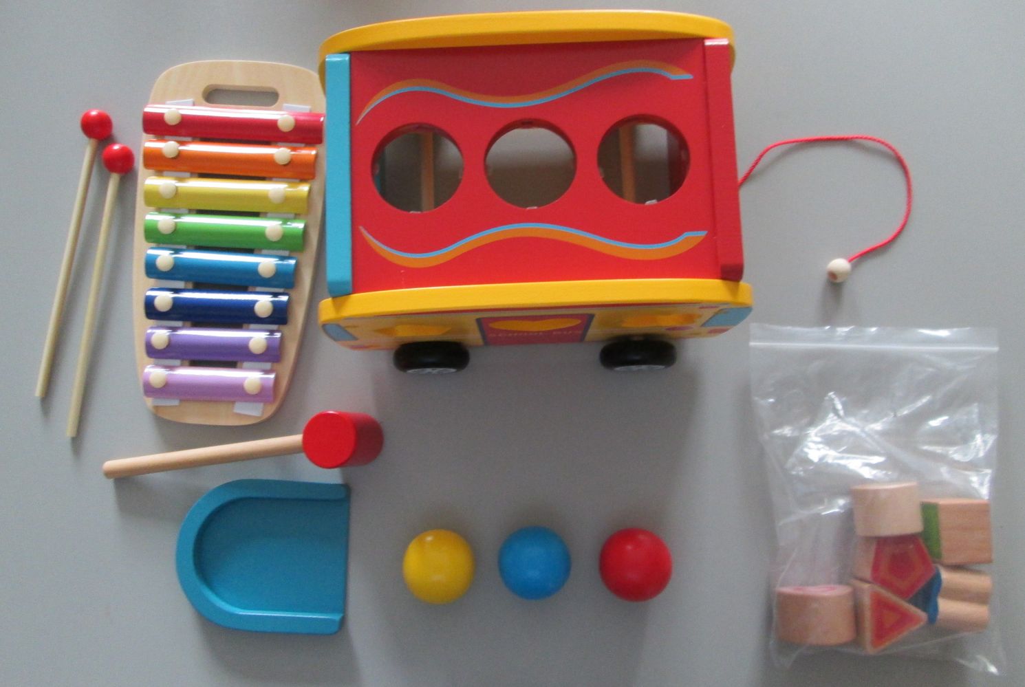 Pound And Tap School Bus Music Set