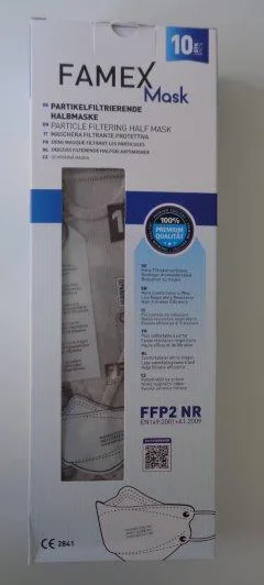 FAMEX FAGOMED — Partikelfiltrierende Halbmaske FFP2 Maske