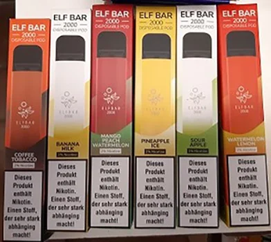 Elf bar — ELF BAR 2000 Disposable Pod, 2% nicotine