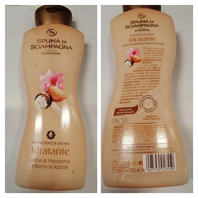 SPUMA DI SCIAMPAGNA — BAGNODOCCIA CREMA IDRATANTE