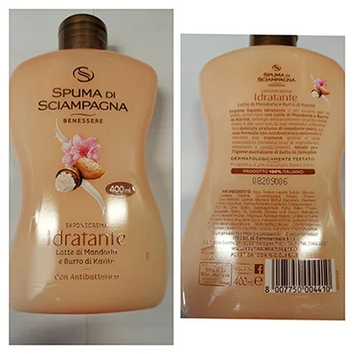 SPUMA DI SCIAMPAGNA — SPUAMA DI SCIAMPAGNA SAPONE CREMA IDRATANTE