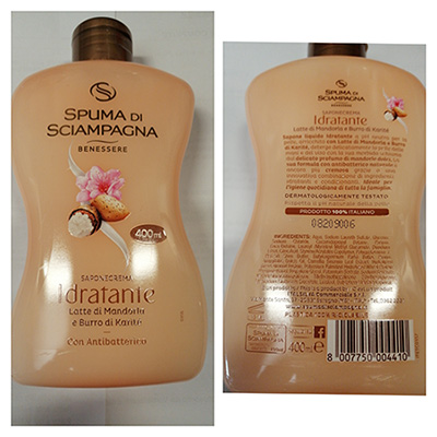 SPUMA DI SCIAMPAGNA — SPUAMA DI SCIAMPAGNA SAPONE CREMA IDRATANTE
