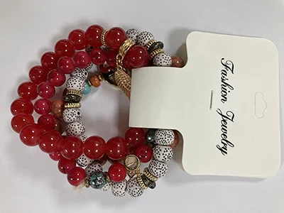Wristband with beads