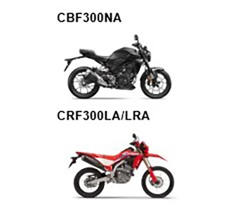 Honda — CBF300NA, CRF300LA/LRA