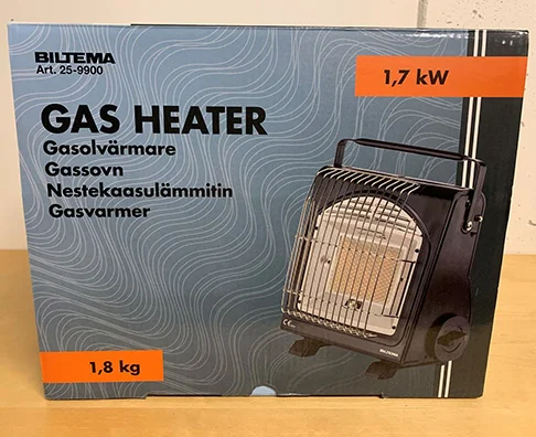Biltema — Portable gas heater