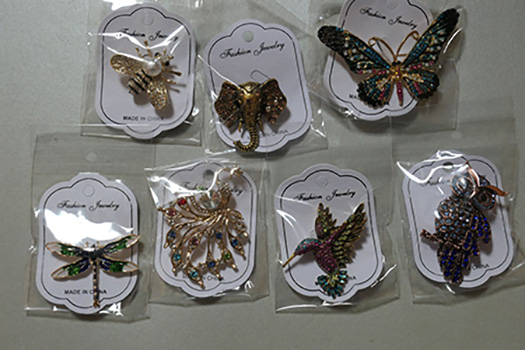 Oenothera — Brooch set