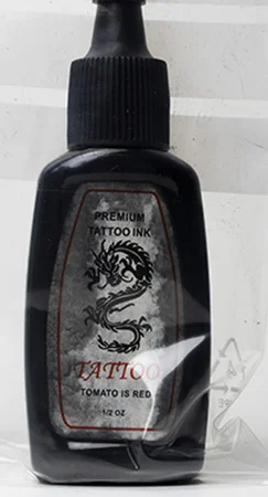Premium tattoo ink Tomato is red
