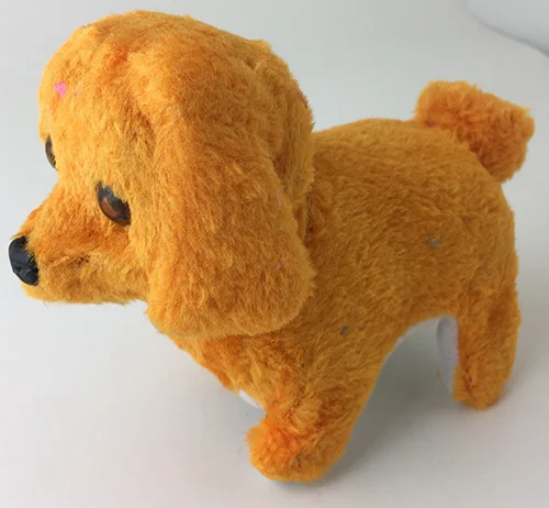 Walking barking toy funny electric short floss dog