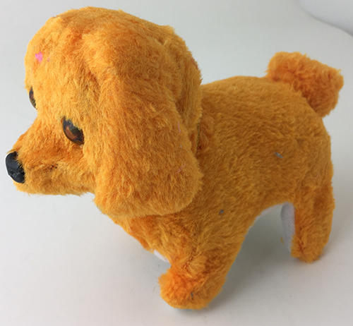 Walking barking toy funny electric short floss dog