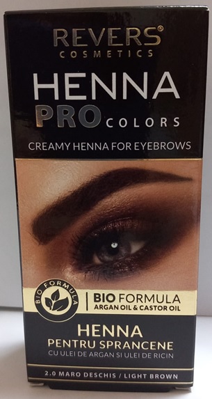 Revers Cosmetics — Pro Colors Creamy Henna for Eyebrows