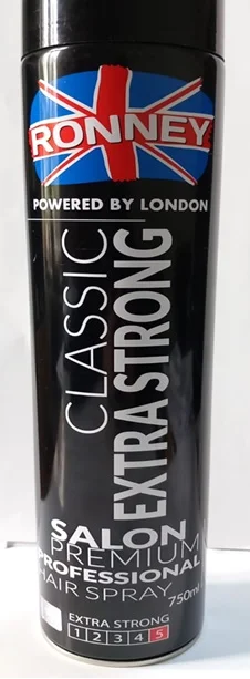 Ronney — Salon Premium Professional Hair Spray - Extra Strong / Hialuronic Acid