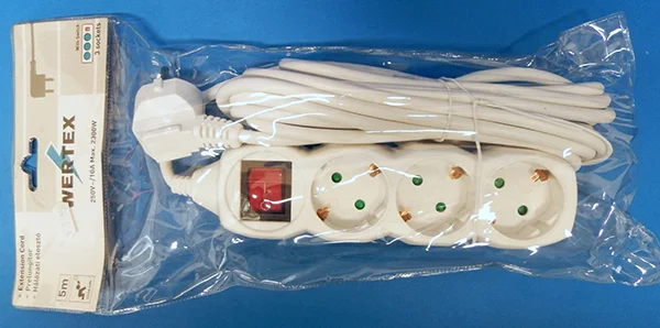 WERTEX — Extension  Cord / Hálózati elosztó