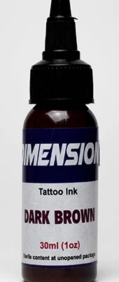 Dimension — Dark Brown Tattoo Ink