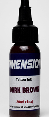 Dimension — Dark Brown Tattoo Ink