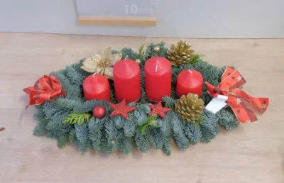 Wreath with candles