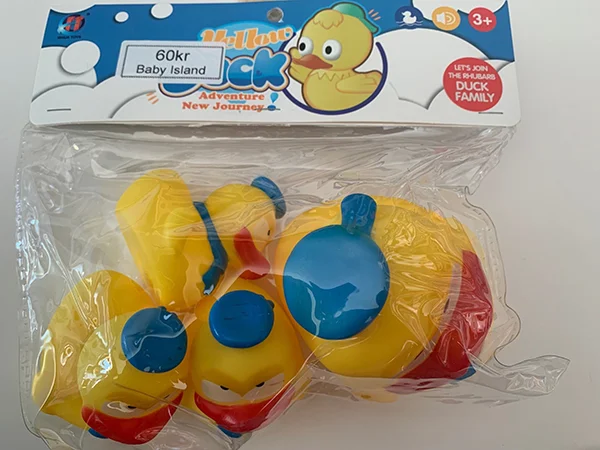 Rhubarb Duck Family — Yellow Duck Family