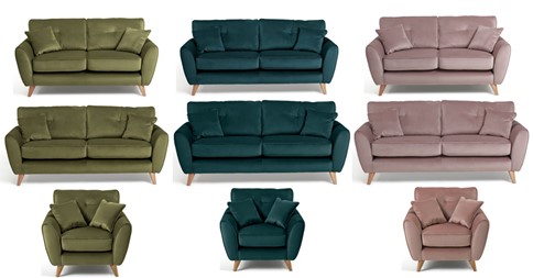 Habitat — Habitat Isla Fabric Sofas