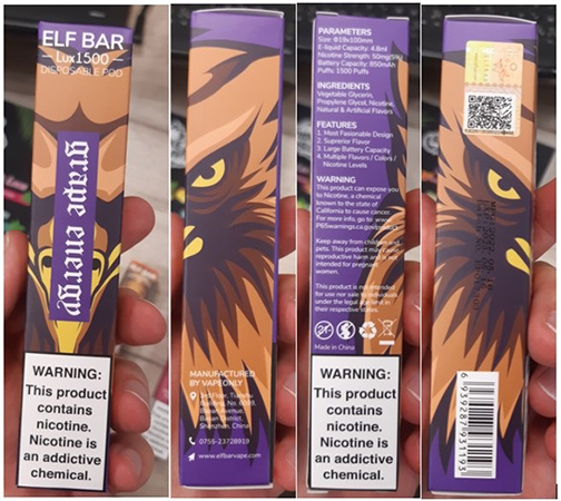 Elf bar — ELF BAR Lux 1500 Disposable Pod