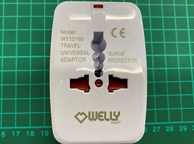 WELLY enjoy IT — universal travel adaptor