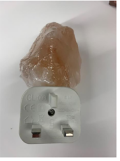 AROMA HOME — Plug-In Salt Lamp Night Light