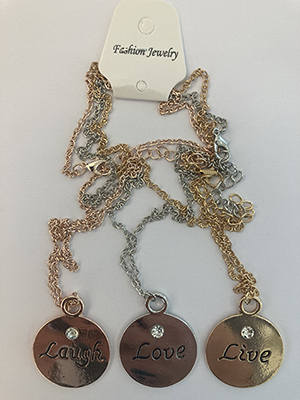 Fashion Jewelry — Set med tre halsband
