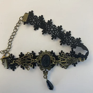 Armband svart spets