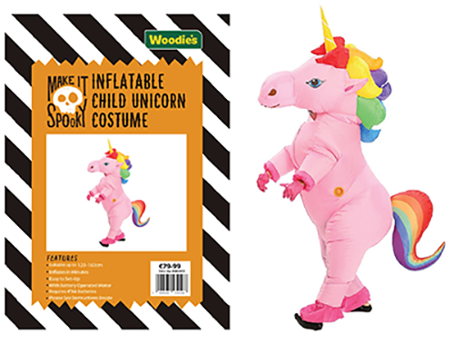 Make It Spooky by Woodies — Make It Spooky by Woodies Inflatable Child Unicorn Costume