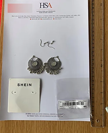 Shein — Sliver Hollow Vintage Earrings