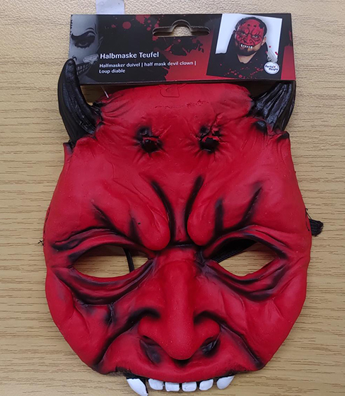 Party x People, Rubie's — Half mask devil / Halbmaske Teufel