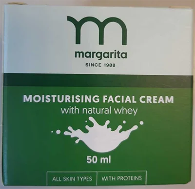 Margarita — Moisturising Facial Cream with natural whey