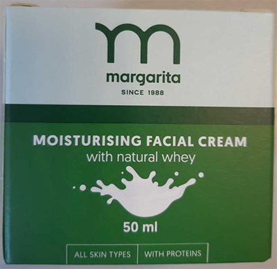 Margarita — Moisturising Facial Cream with natural whey