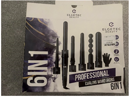 Elehot, Elgetec — Beauty Professional Curling Wand Irons 6-in-1