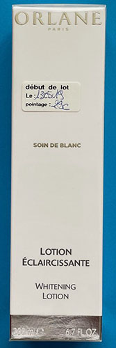 Orlane — Soin de blanc lotion eclaircissante
