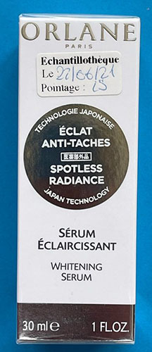 Orlane — Soin de blanc sérum éclaircissant