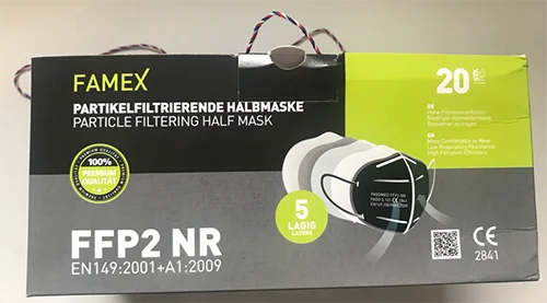 FAMEX FAGOMED — Particle filtering half mask