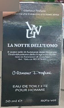 Glamour profumi — La notte dell'uomo
