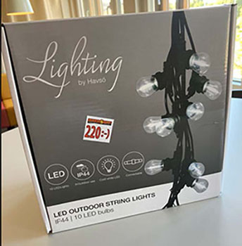 Lighting by Havsö — LED OUTDOOR STRING LIGHTS LED ljusslinga