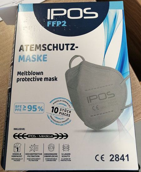 IPOS — Atemschutz-maske, Meltblown protective mask