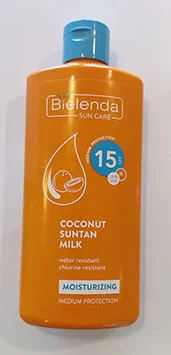 BIELENDA SUN CARE Coconut Suntan Milk SPF 15